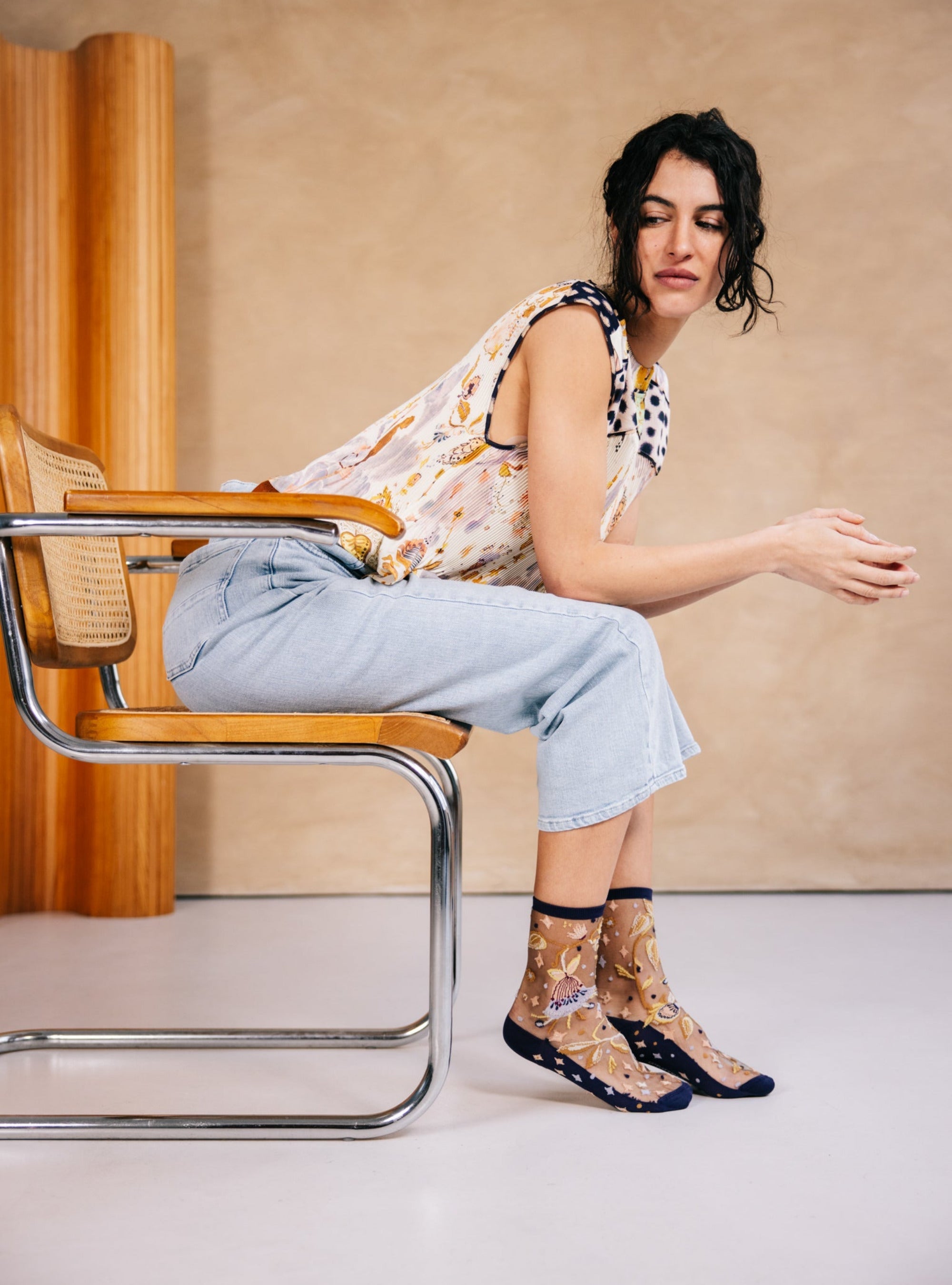 Chaussettes Parures Pâtures — Cotélac x Atelier St Eustache Cotélac