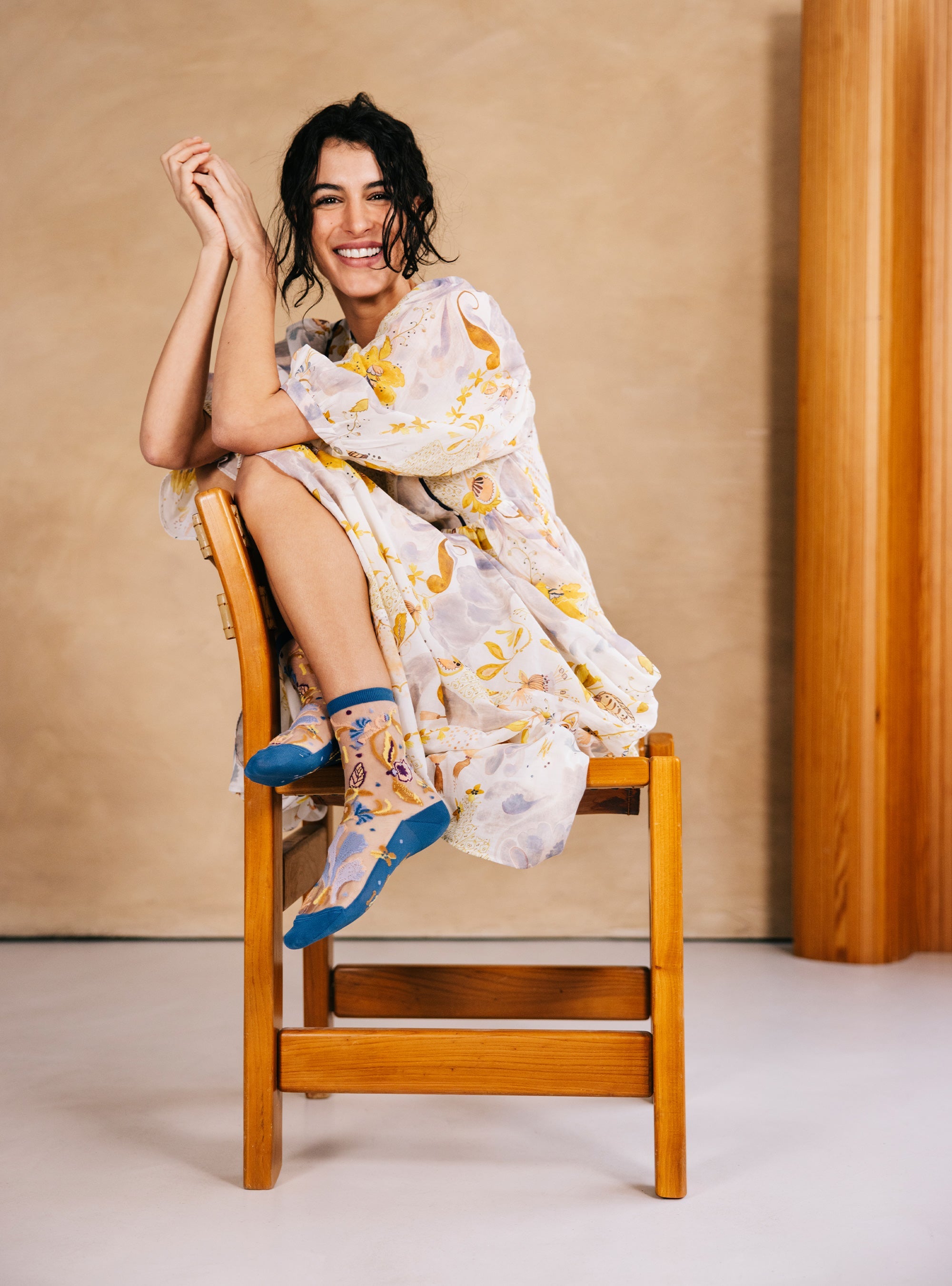 Chaussettes Floralia — Cotélac x Atelier St Eustache Cotélac