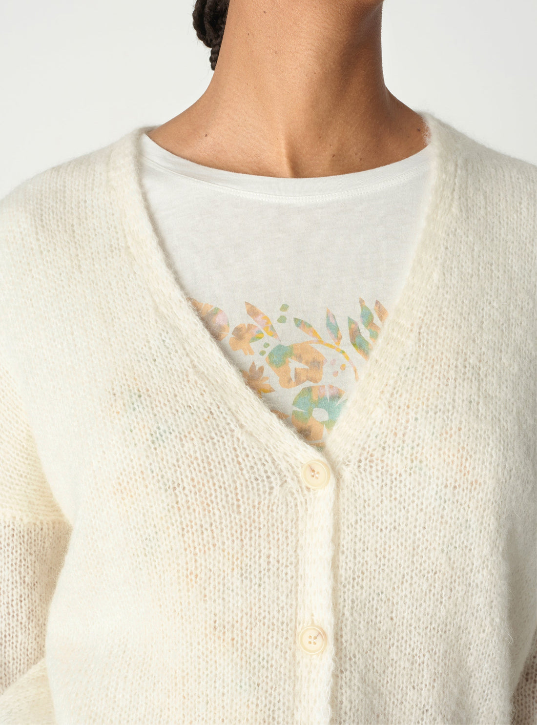 Cardigan Bianca acoté 