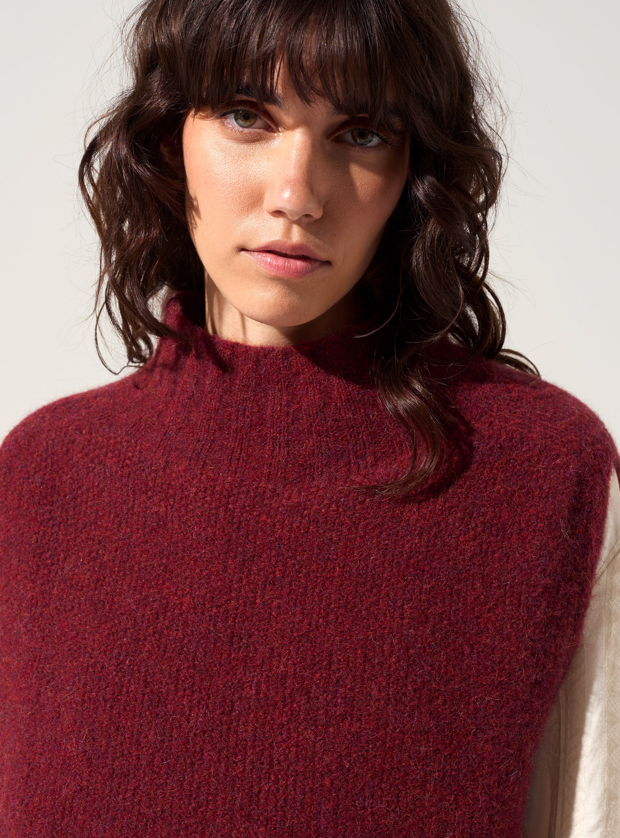 Ärmelloser Pullover