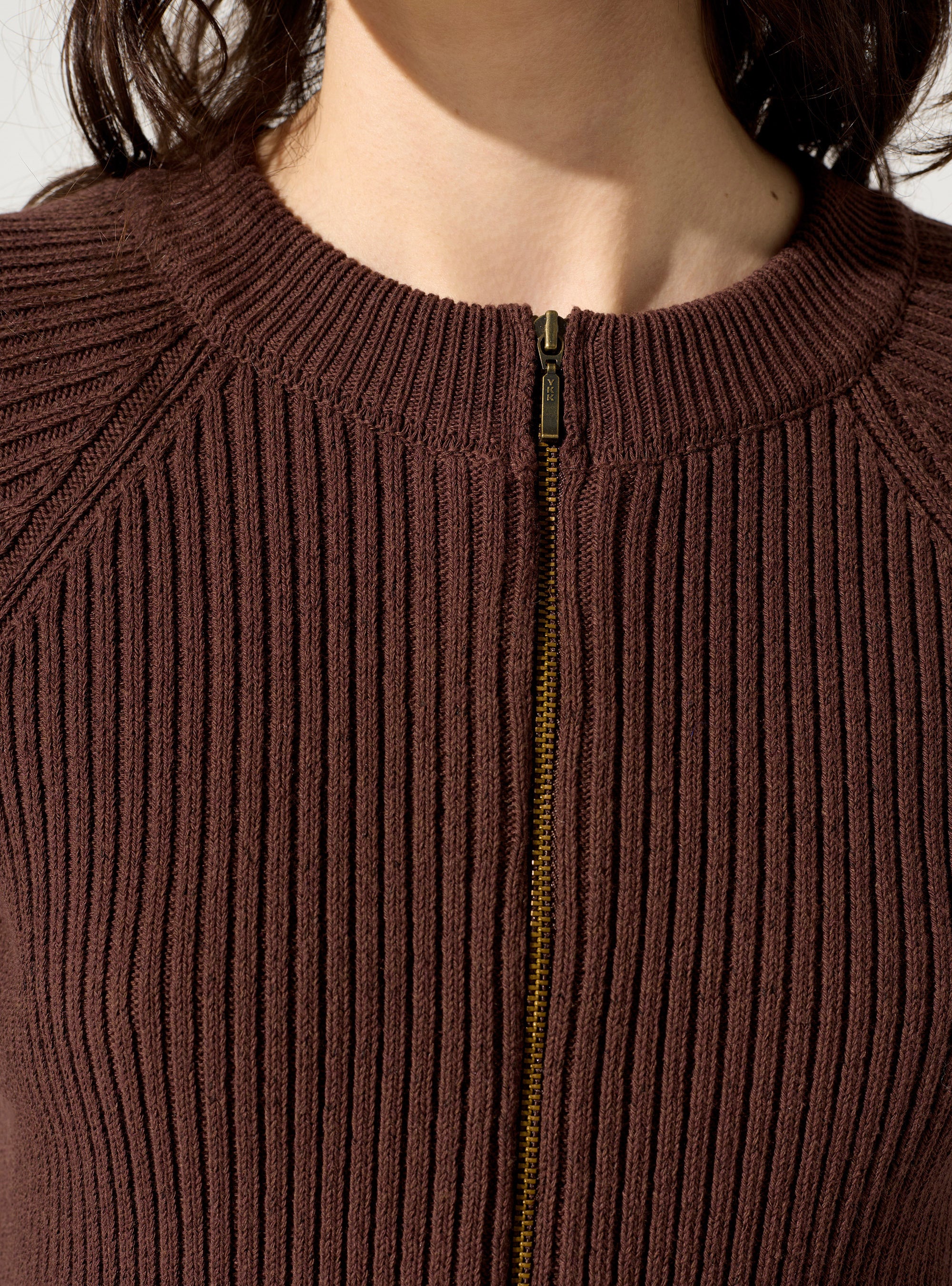 Zipped cardigan