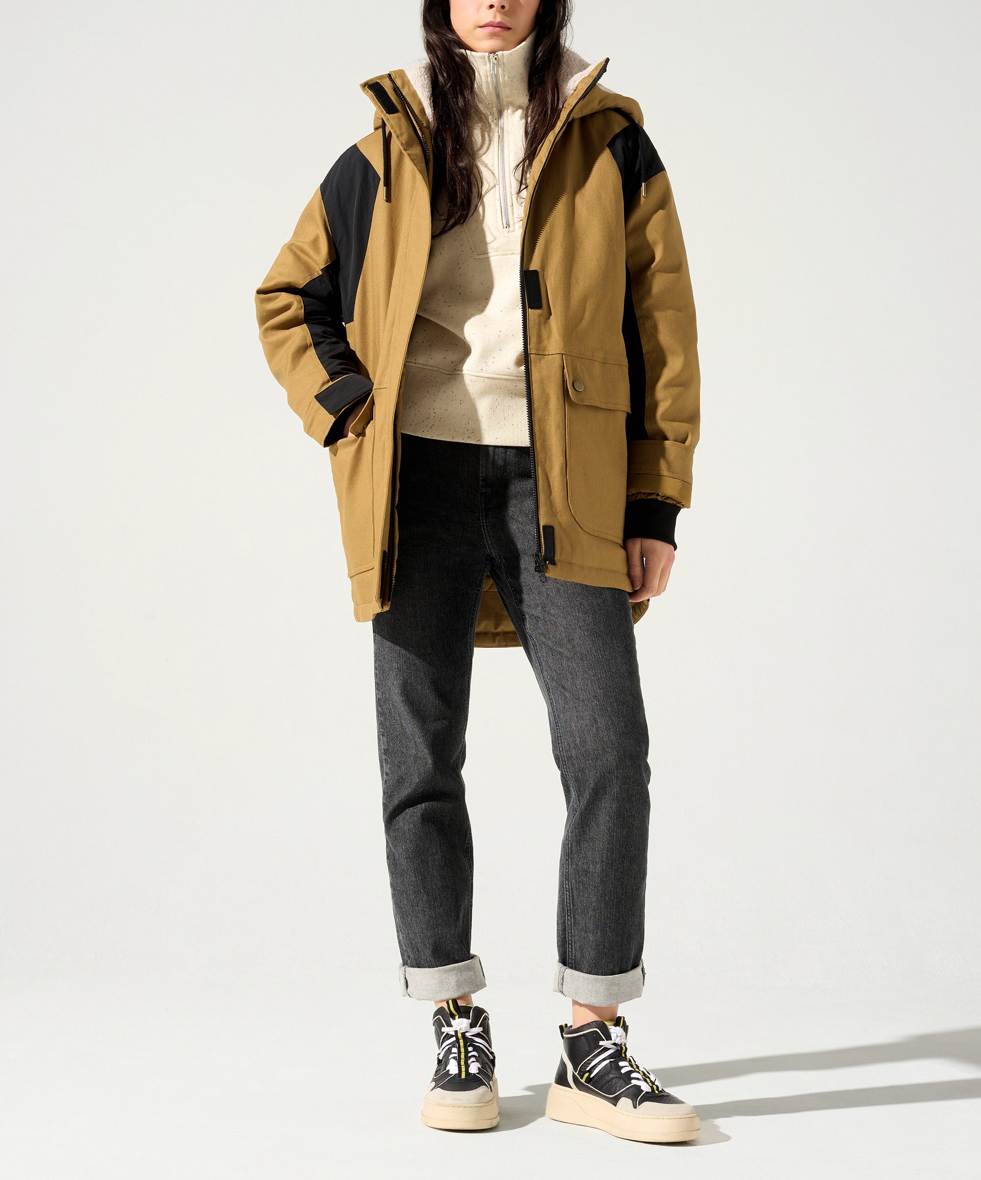 Hooded parka