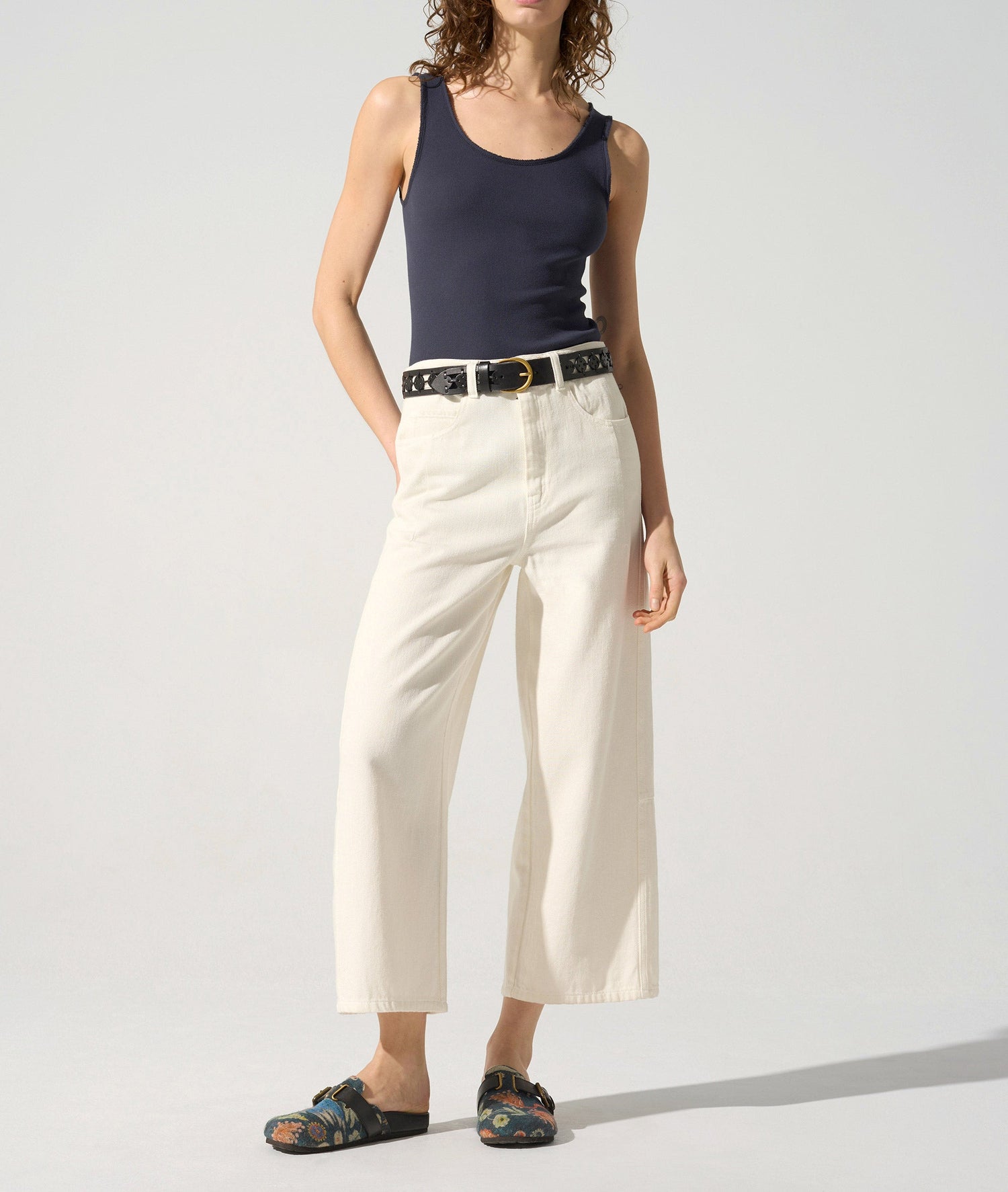 Débardeur ajusté acoté 