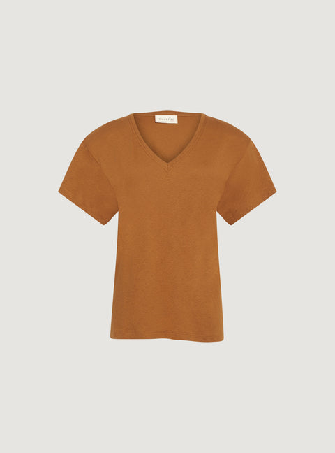 T-Shirt mit V-Ausschnitt