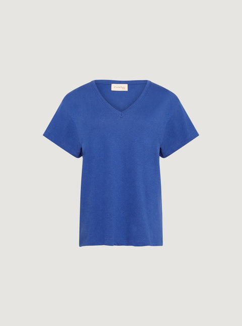 T-Shirt mit V-Ausschnitt
