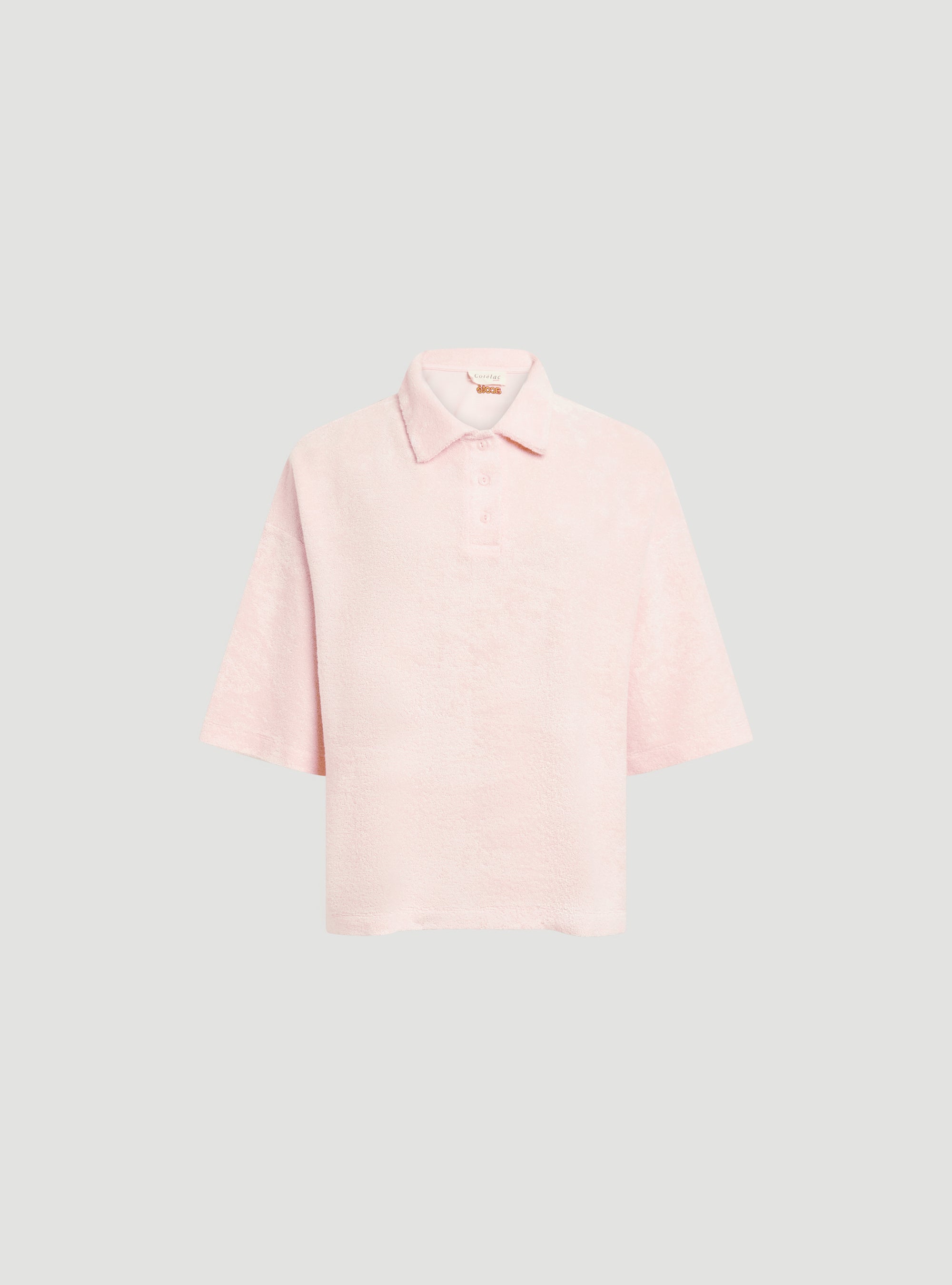 Terry polo T-shirt