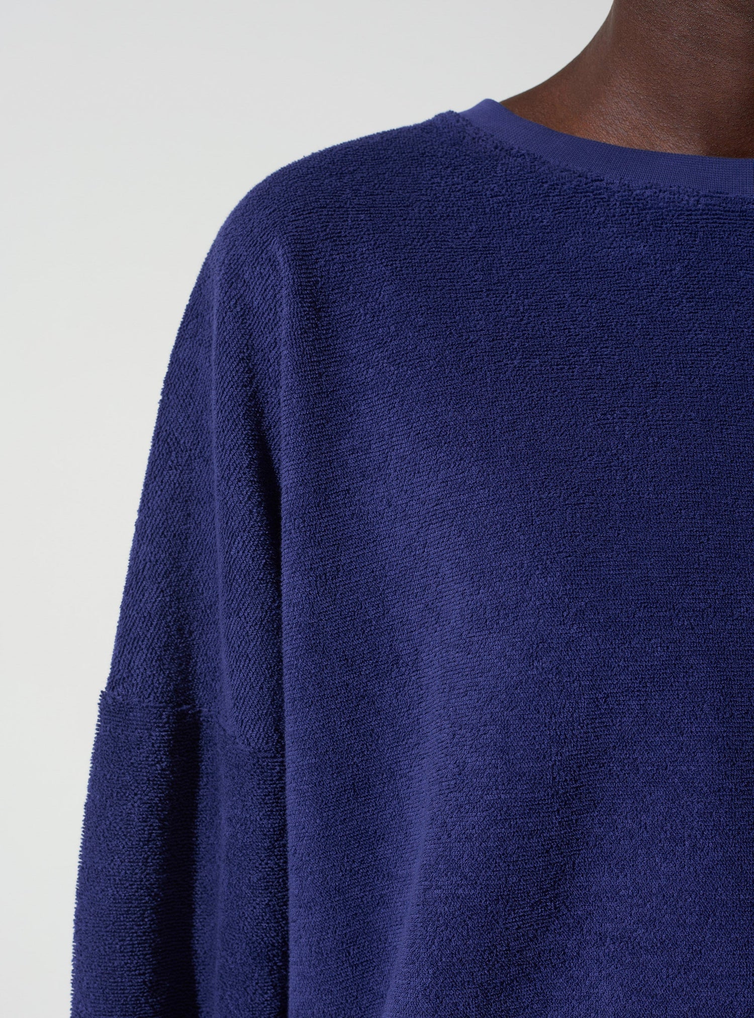 Sweatshirt éponge acoté 