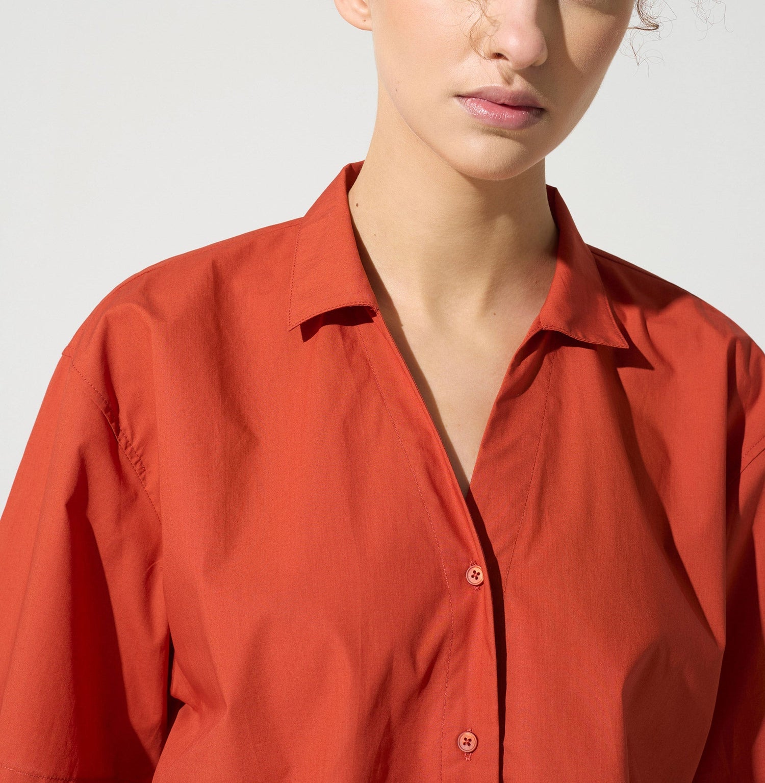 Chemise manches courtes acoté 