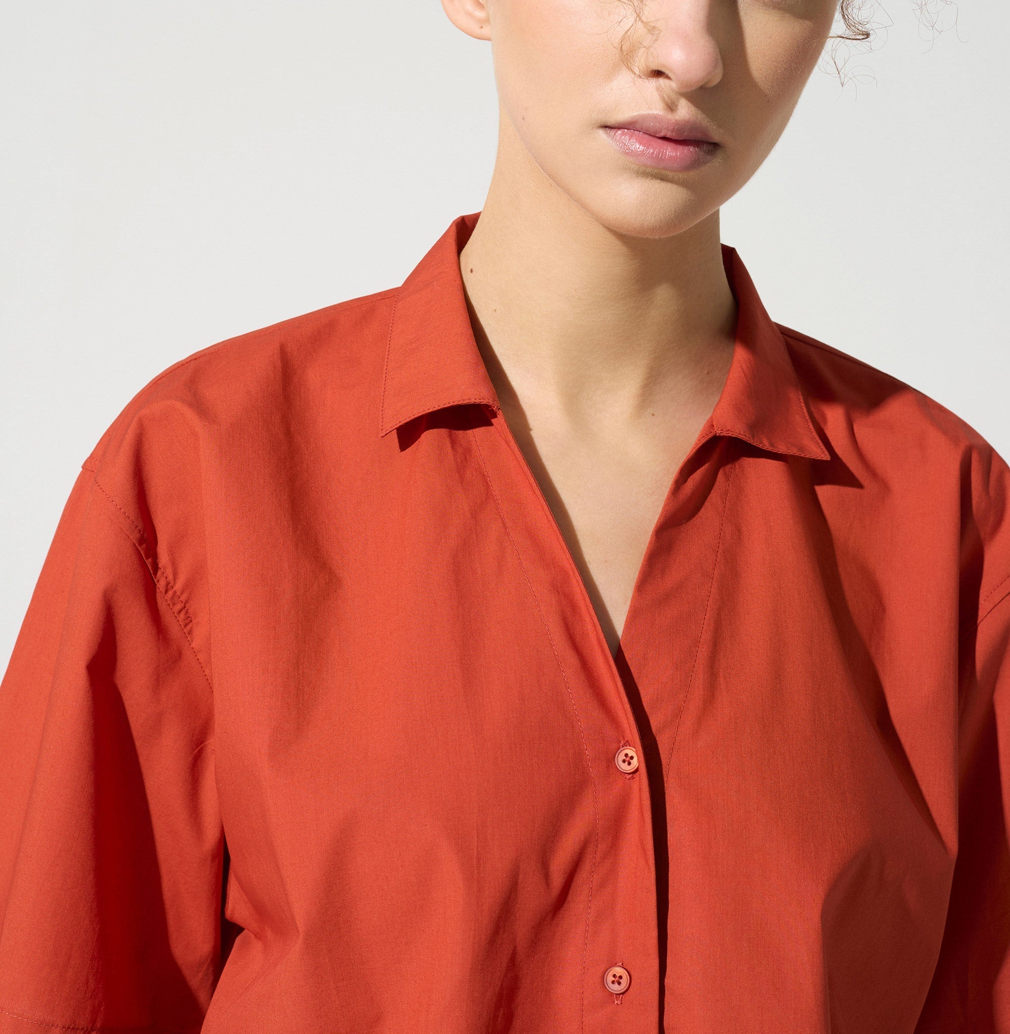 Chemise manches courtes acoté 