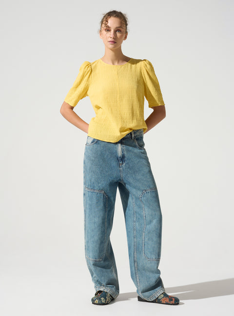 Bluse mit 3/4-Ärmeln