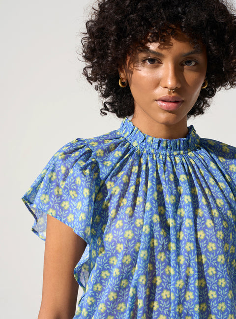 Bedruckte Bohemian-Bluse