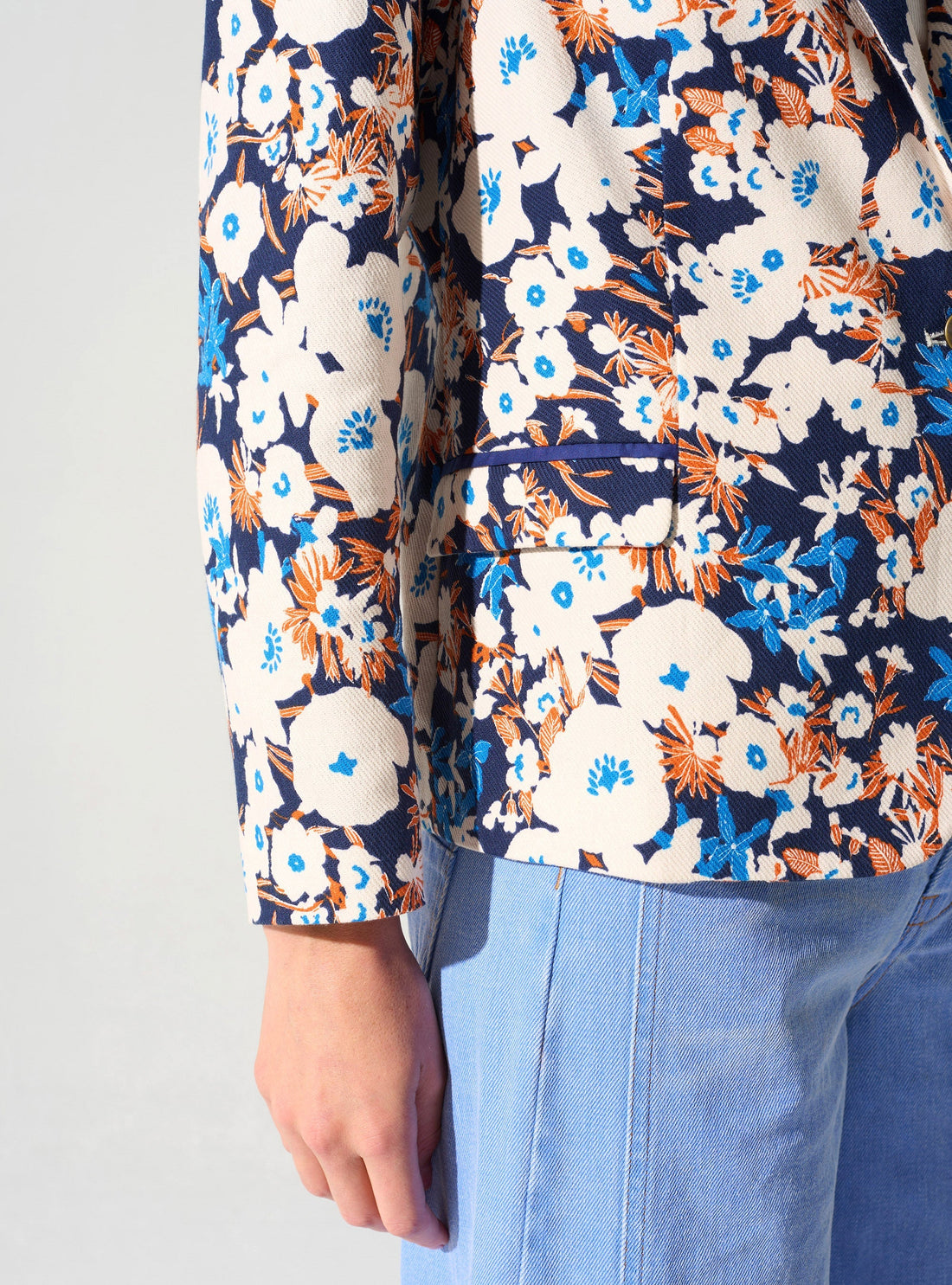 Veste blazer imprimée acoté 