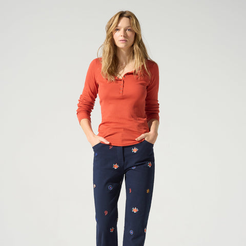 Hose im 5-Pocket-Denim-Stil