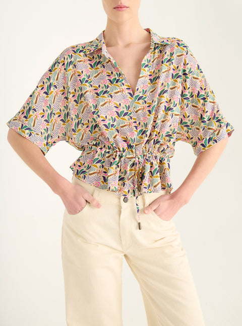 Short sleeve blouse