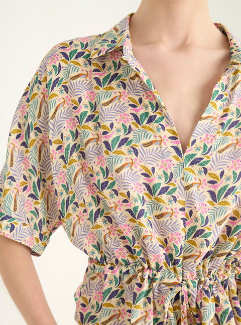 Short sleeve blouse