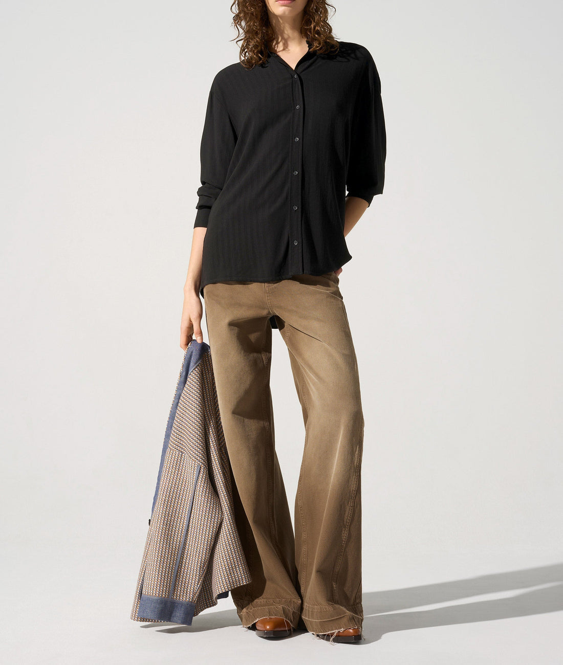 Chemise large acoté 