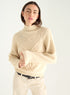 Zopfmusterpullover aus italienischer Wolle