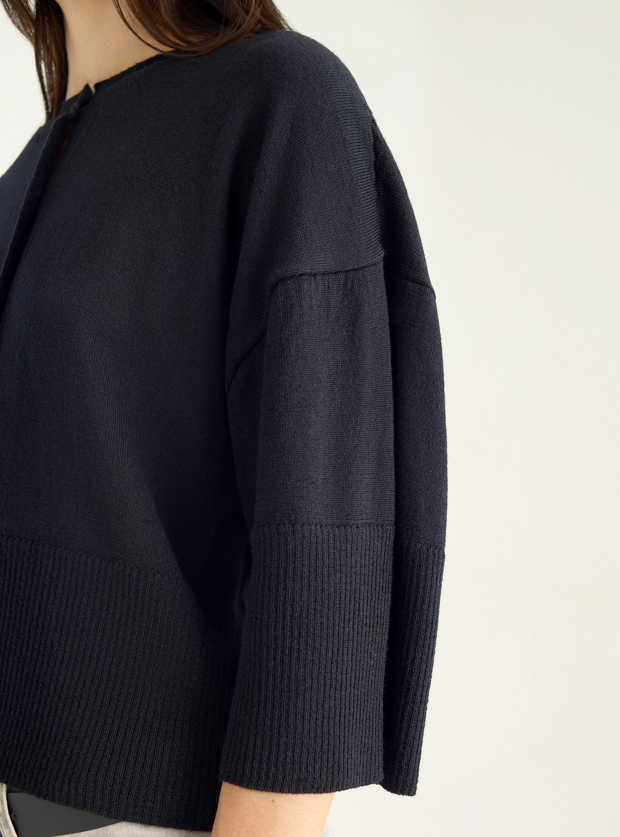Cardigan T-shirt à manches courtes