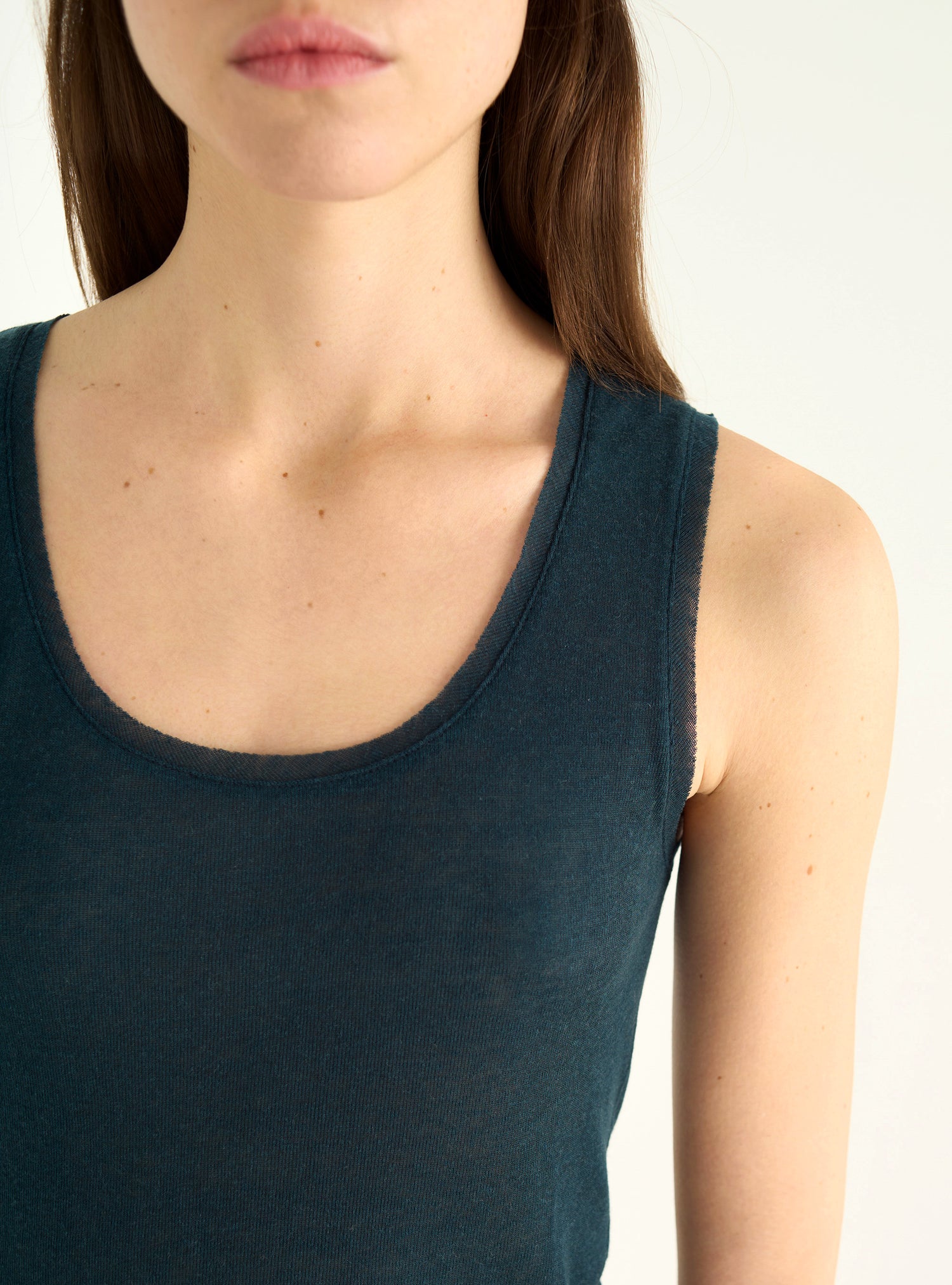 Lyocell jersey tank top