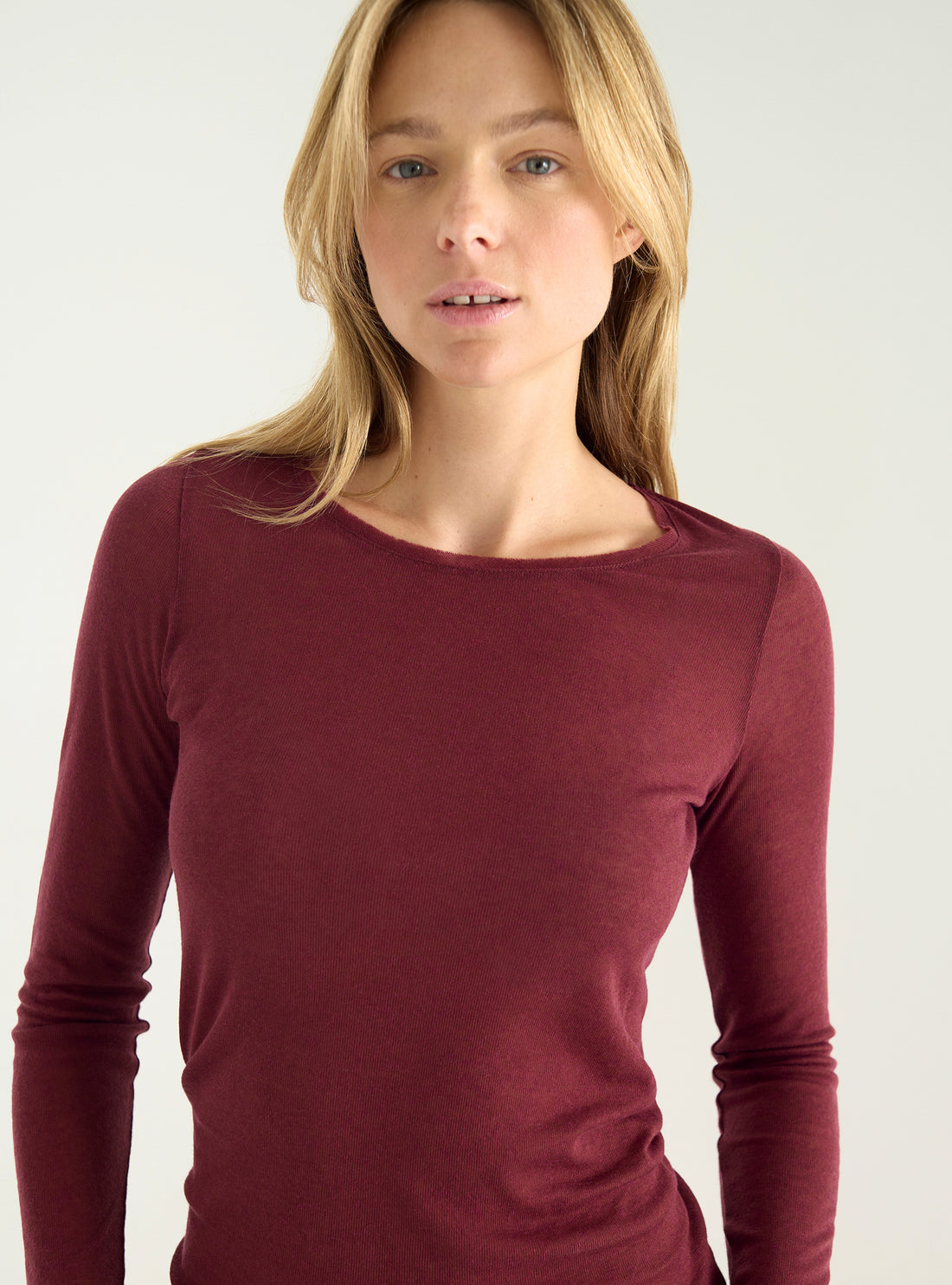 T-shirt manches longues en jersey Lyocell
