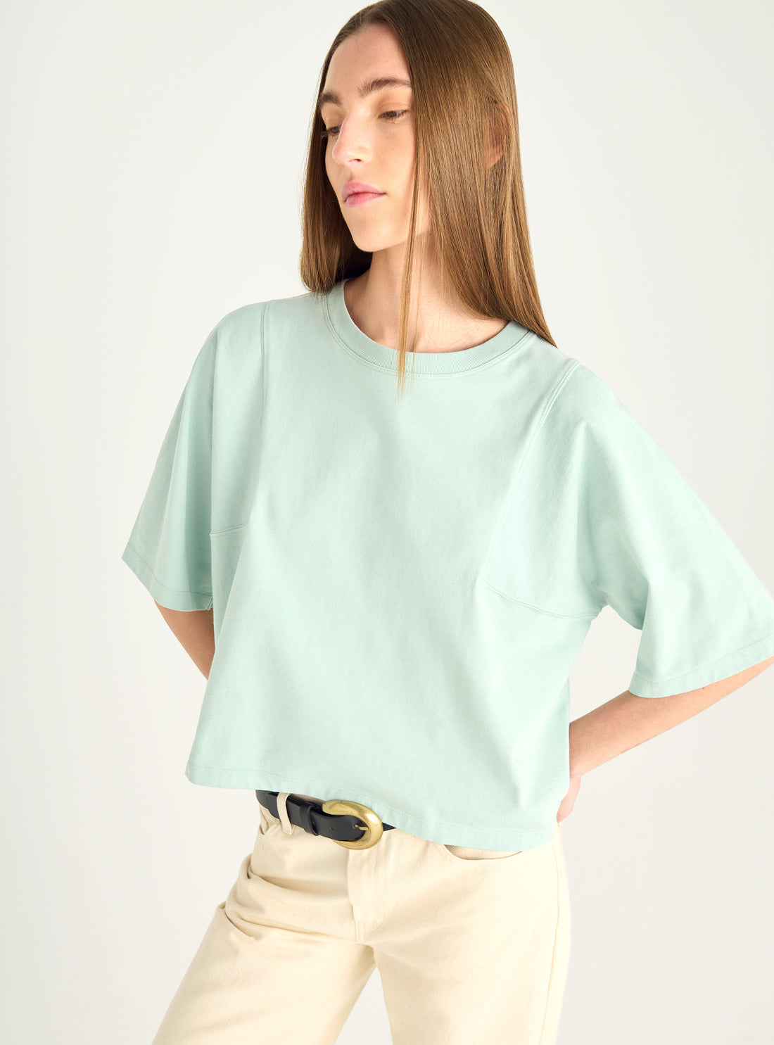 T-shirt boxy en coton bio