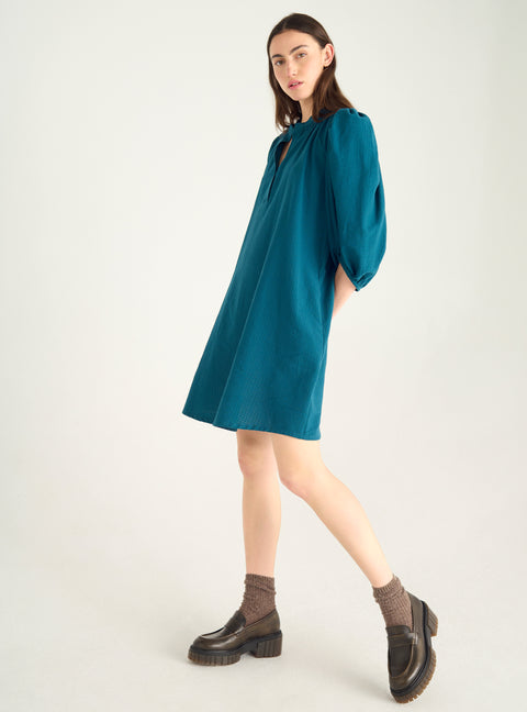 Short gathered dress