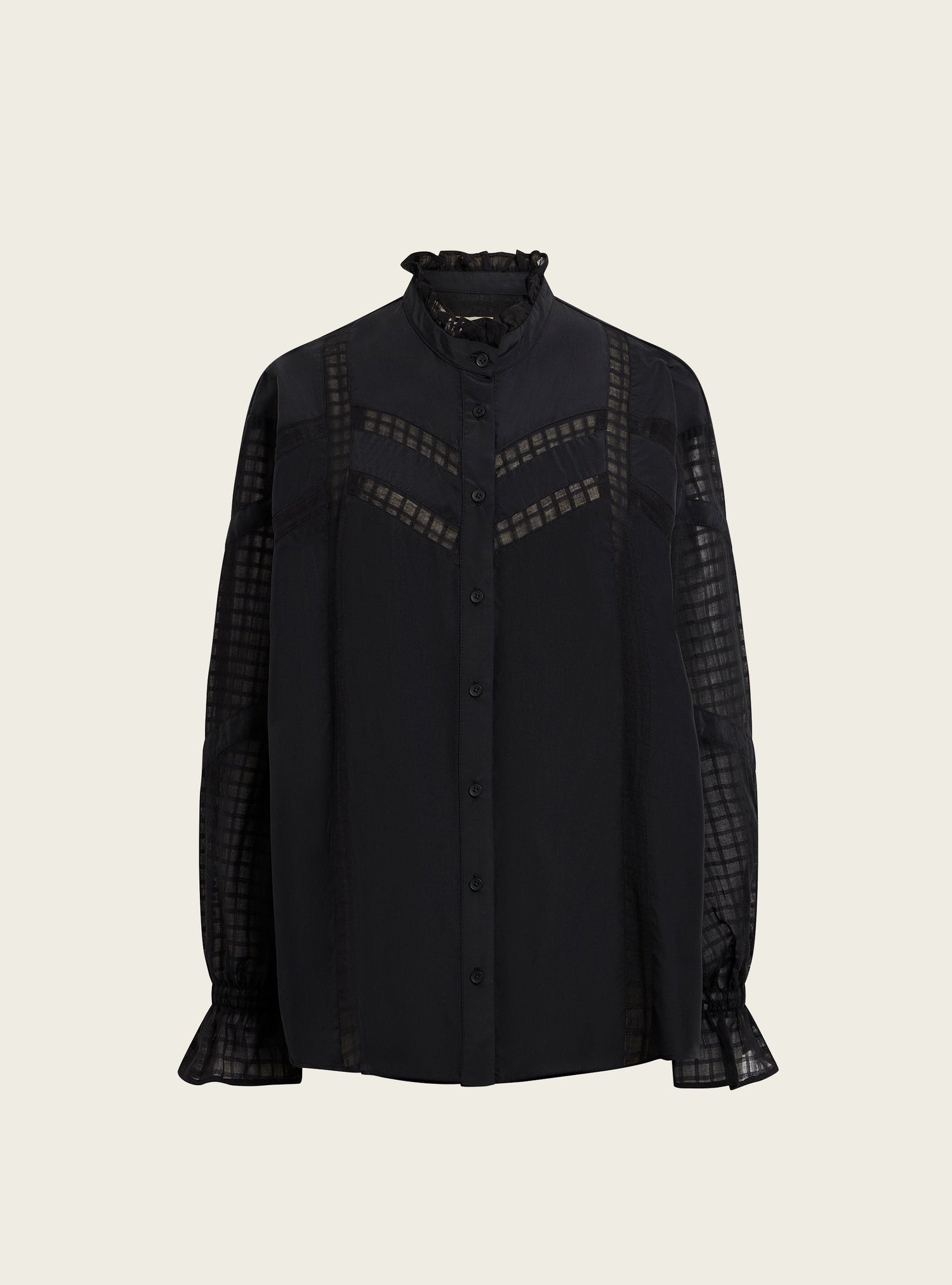 Chemise ample en coton responsable acoté 