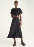 Robe midi asymétrique