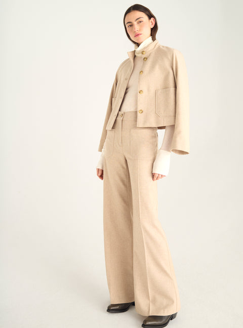 70er Jahre High-Waist-Hose