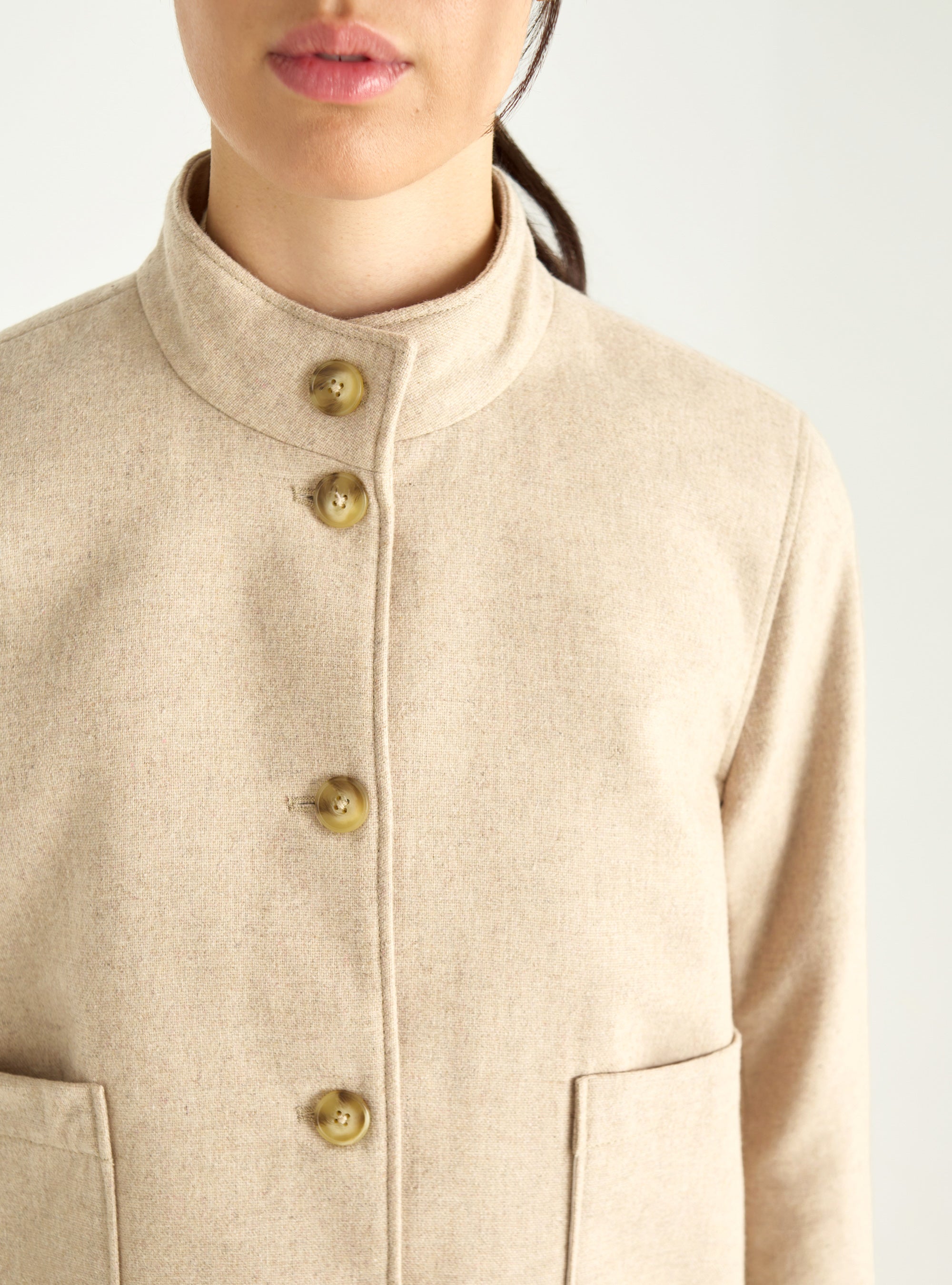 Kurze Wolljacke
