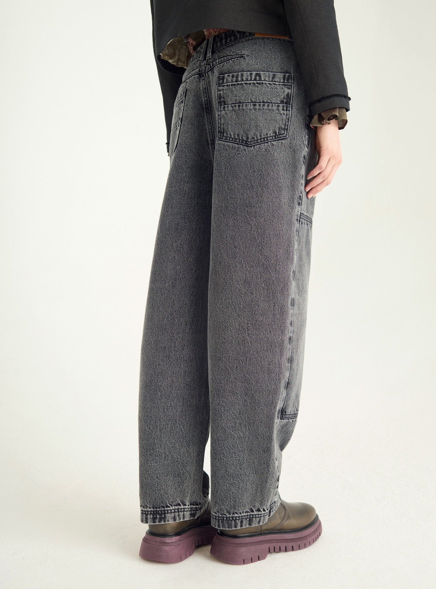 Jean charpentier 100 % coton acoté 