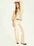 High-waisted flare jeans