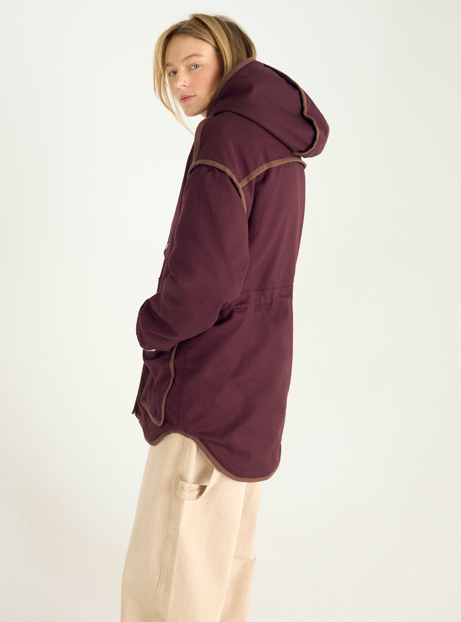 Parka en toile de coton