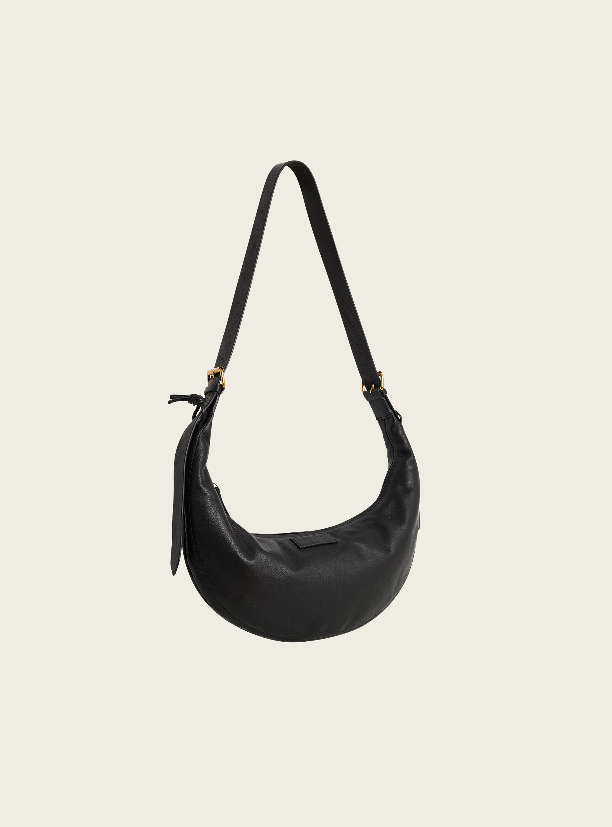 Sac banane en cuir huilé