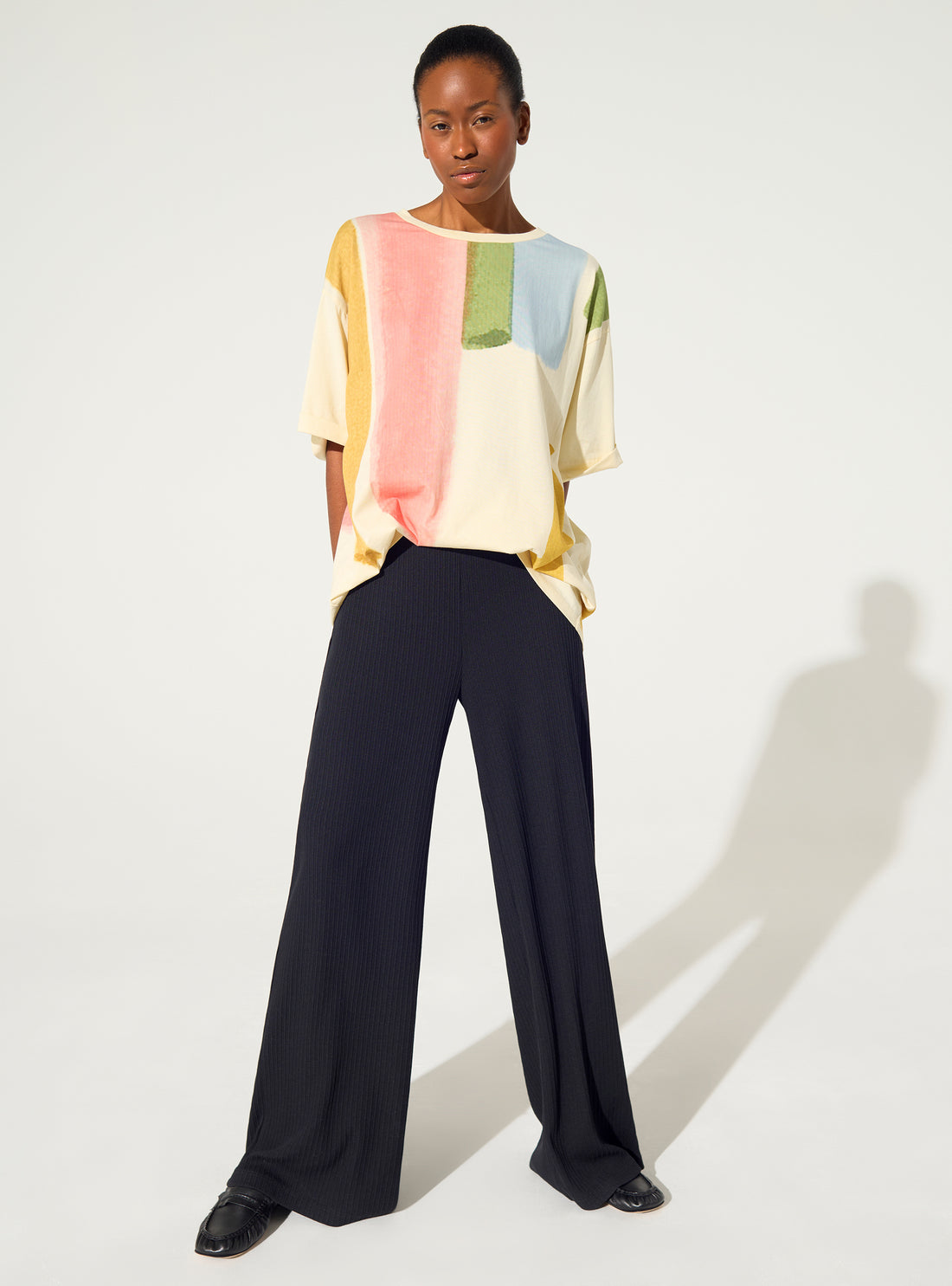 black cotton trousers