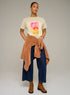 Cotélac acoté tee-shirt manches courtes imprimé