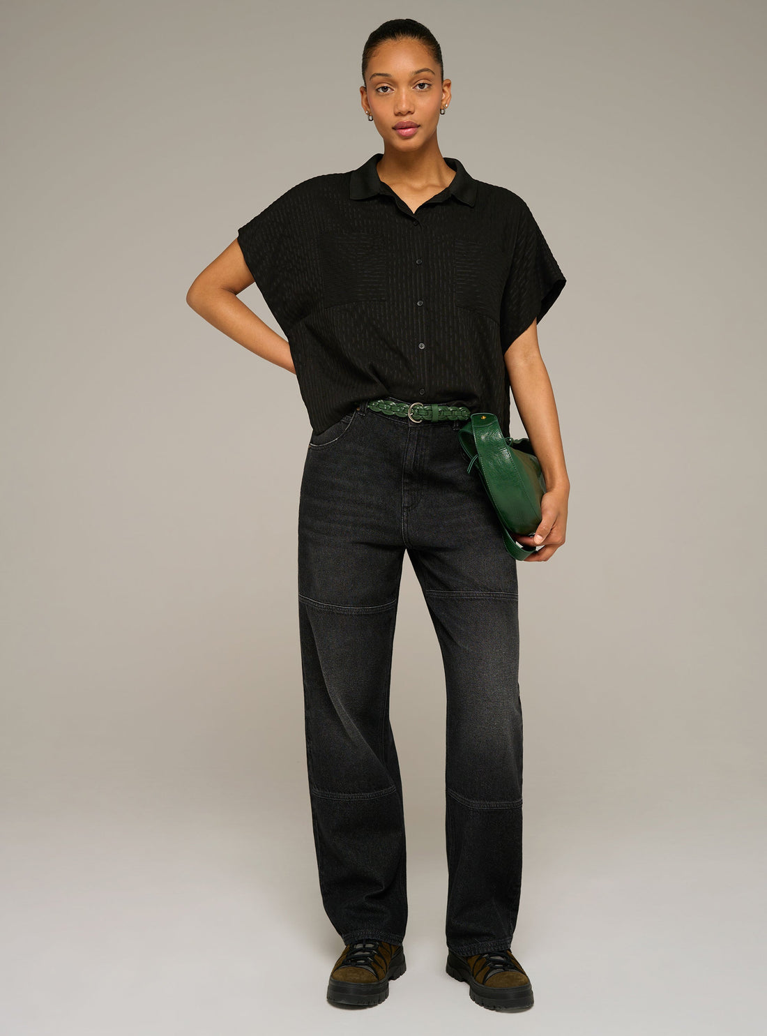 Cotélac acoté chemise esprit polo rayée ton sur ton