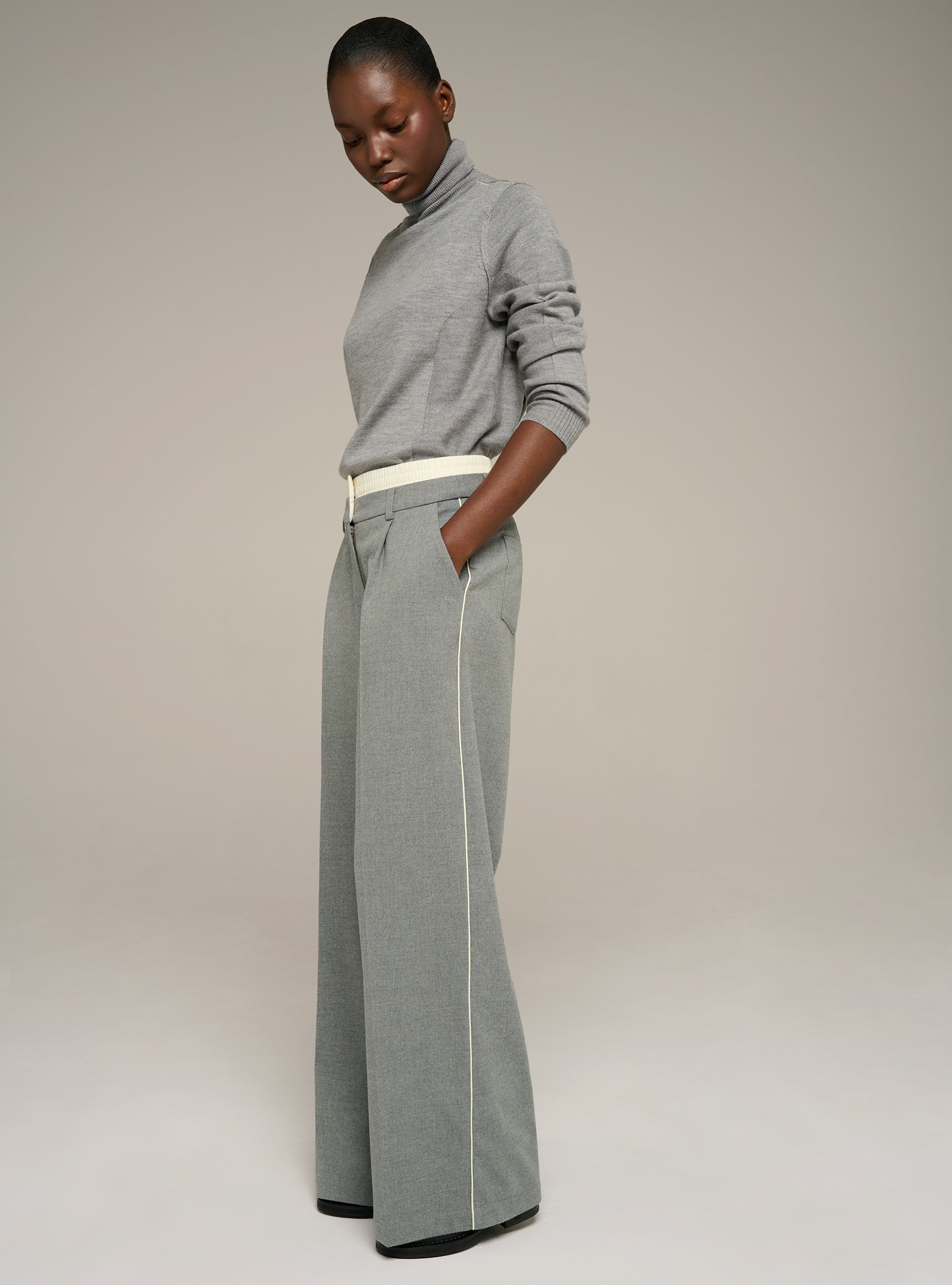 Cotélac acoté pantalon large