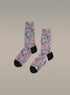 Chaussettes mi-hautes imprimées