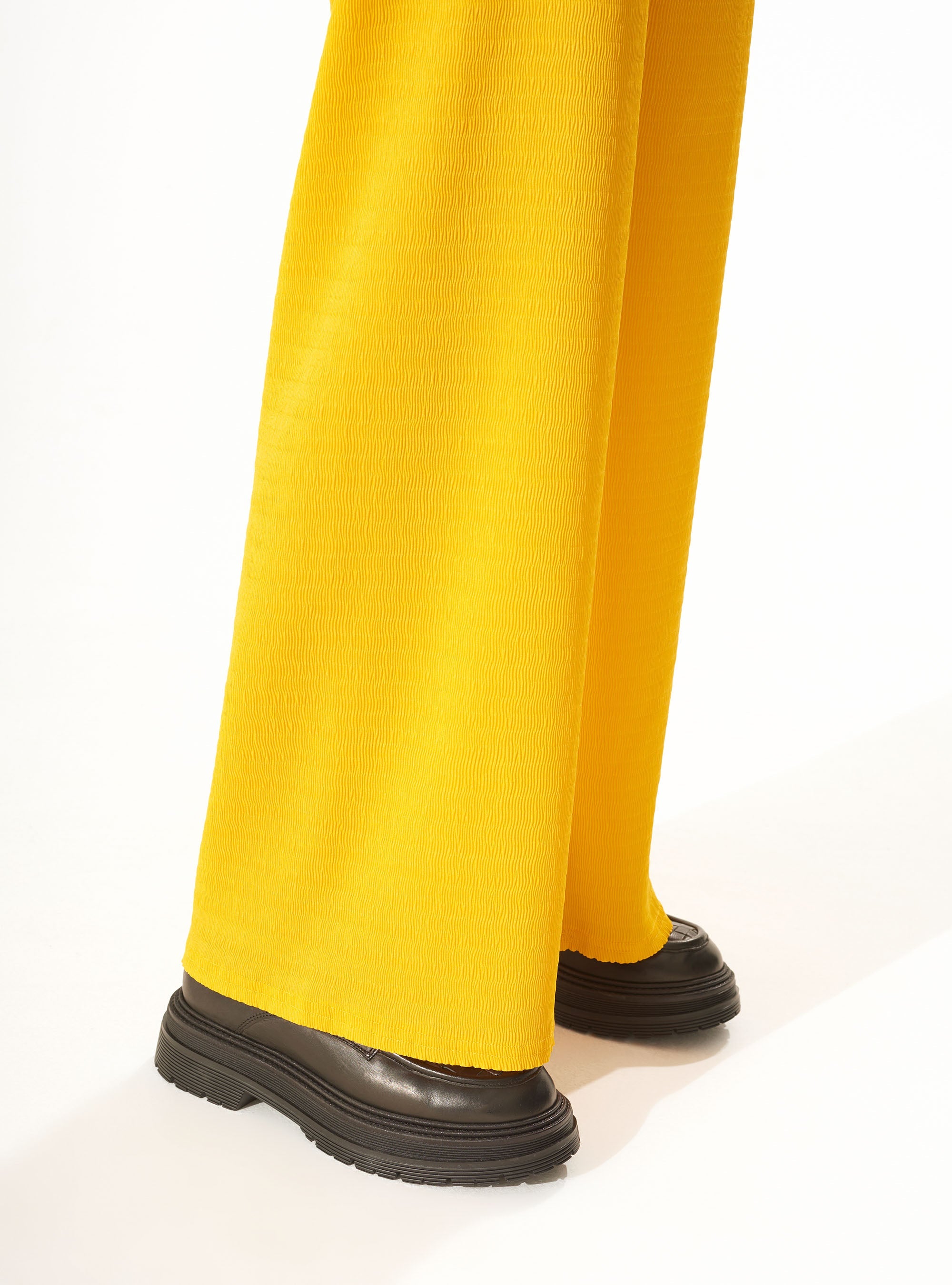 Pantalon large bouillonné Tournesol