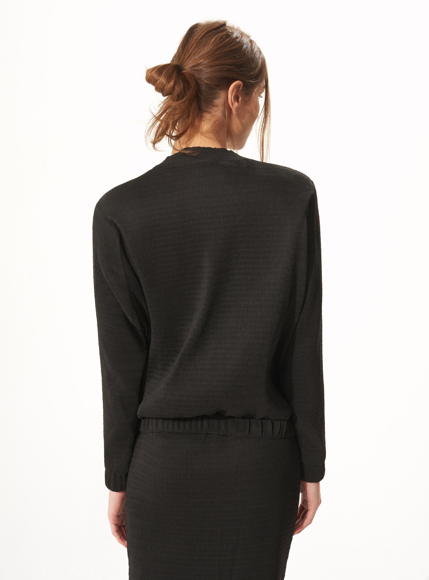 Bomber bouillonné Noir