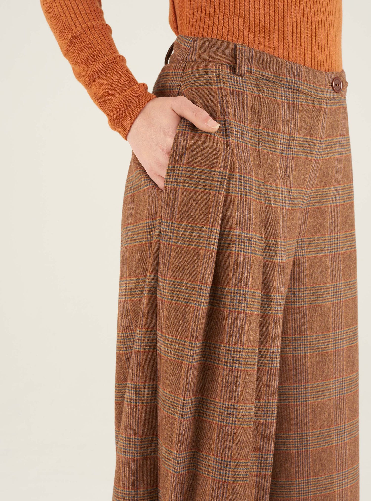 Hose mit weitem Bein