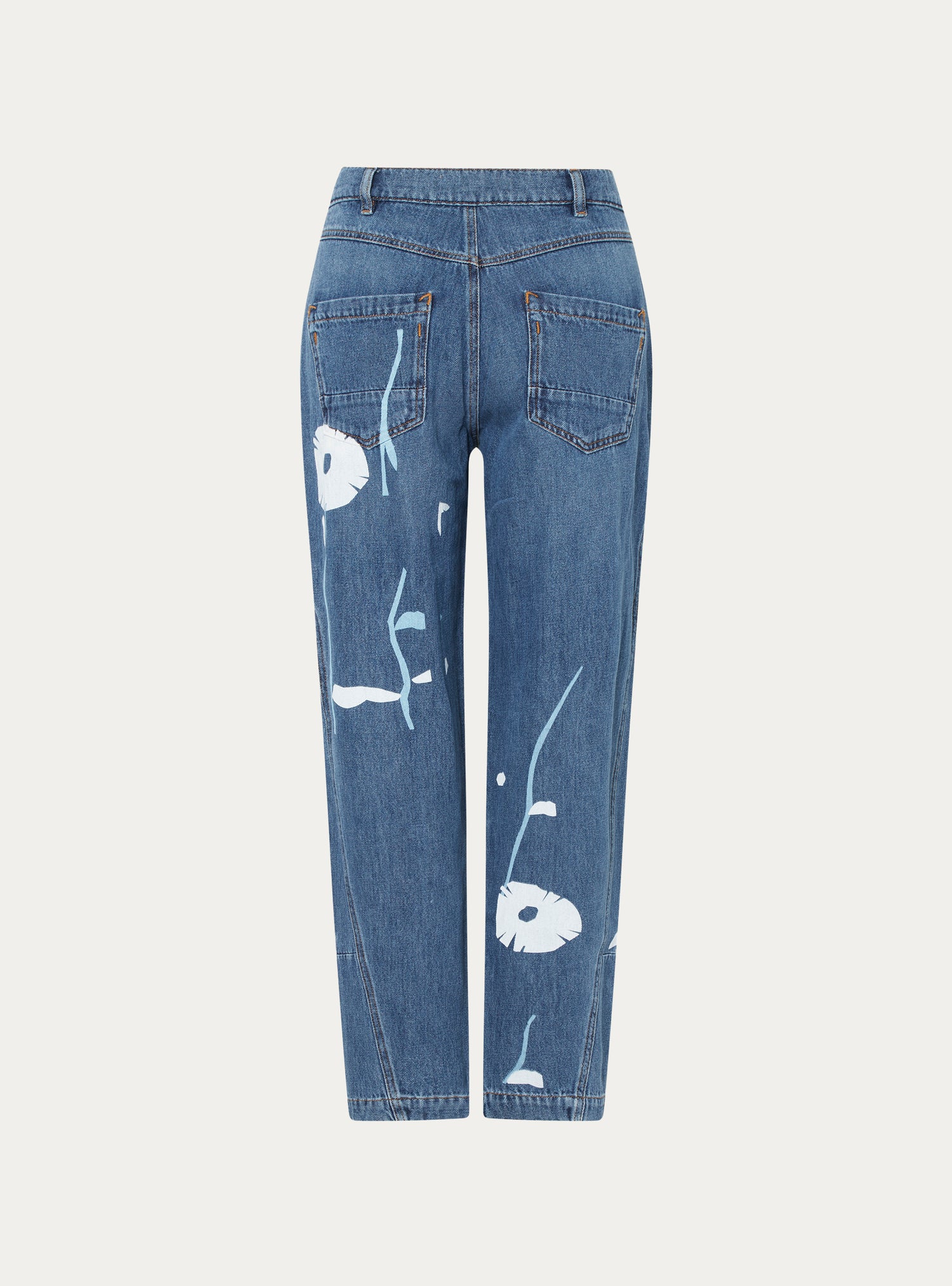 Jean mom taille haute