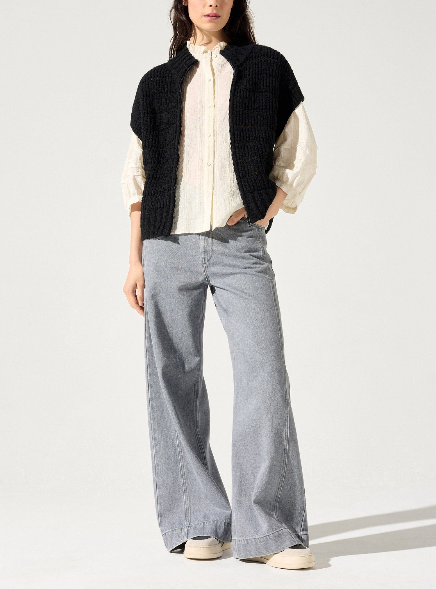 Cardigan Sans Manche