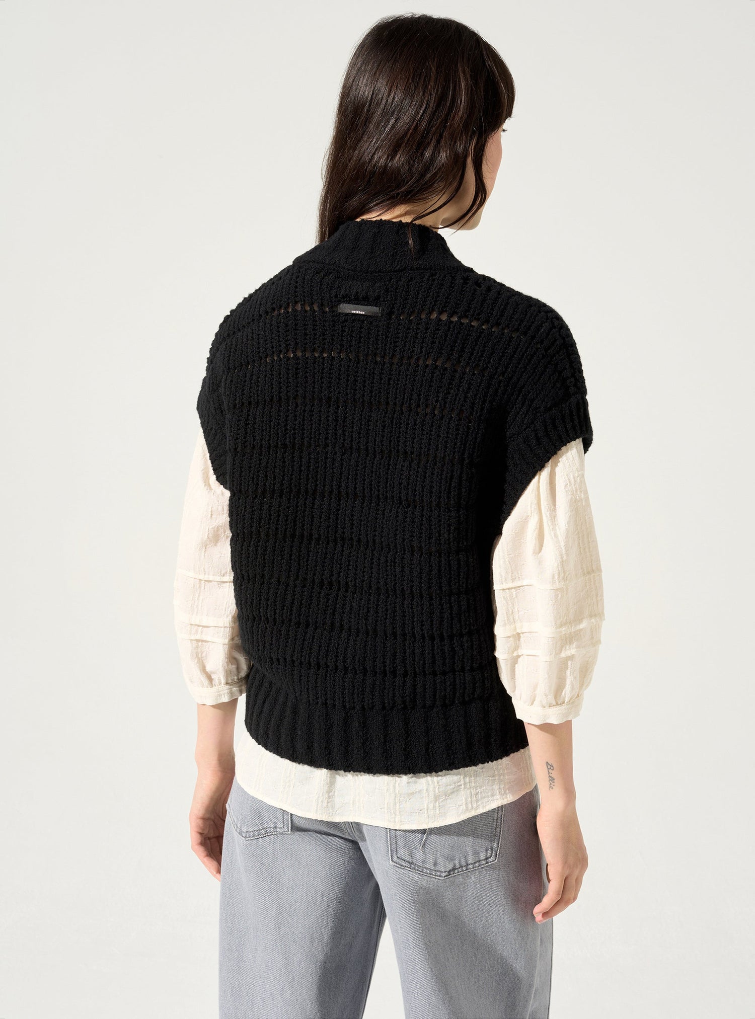 Cardigan Sans Manche