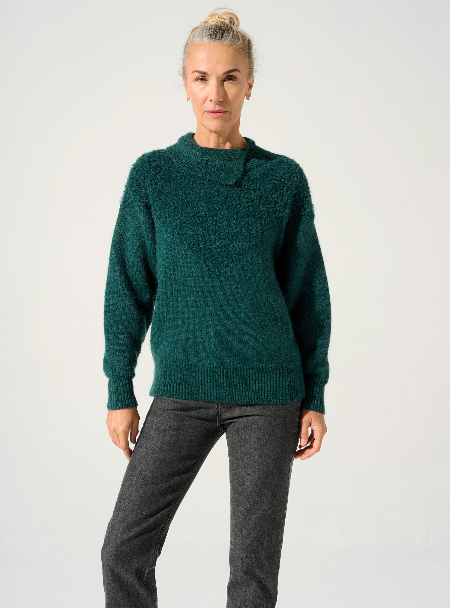 Pullover mit Kragen