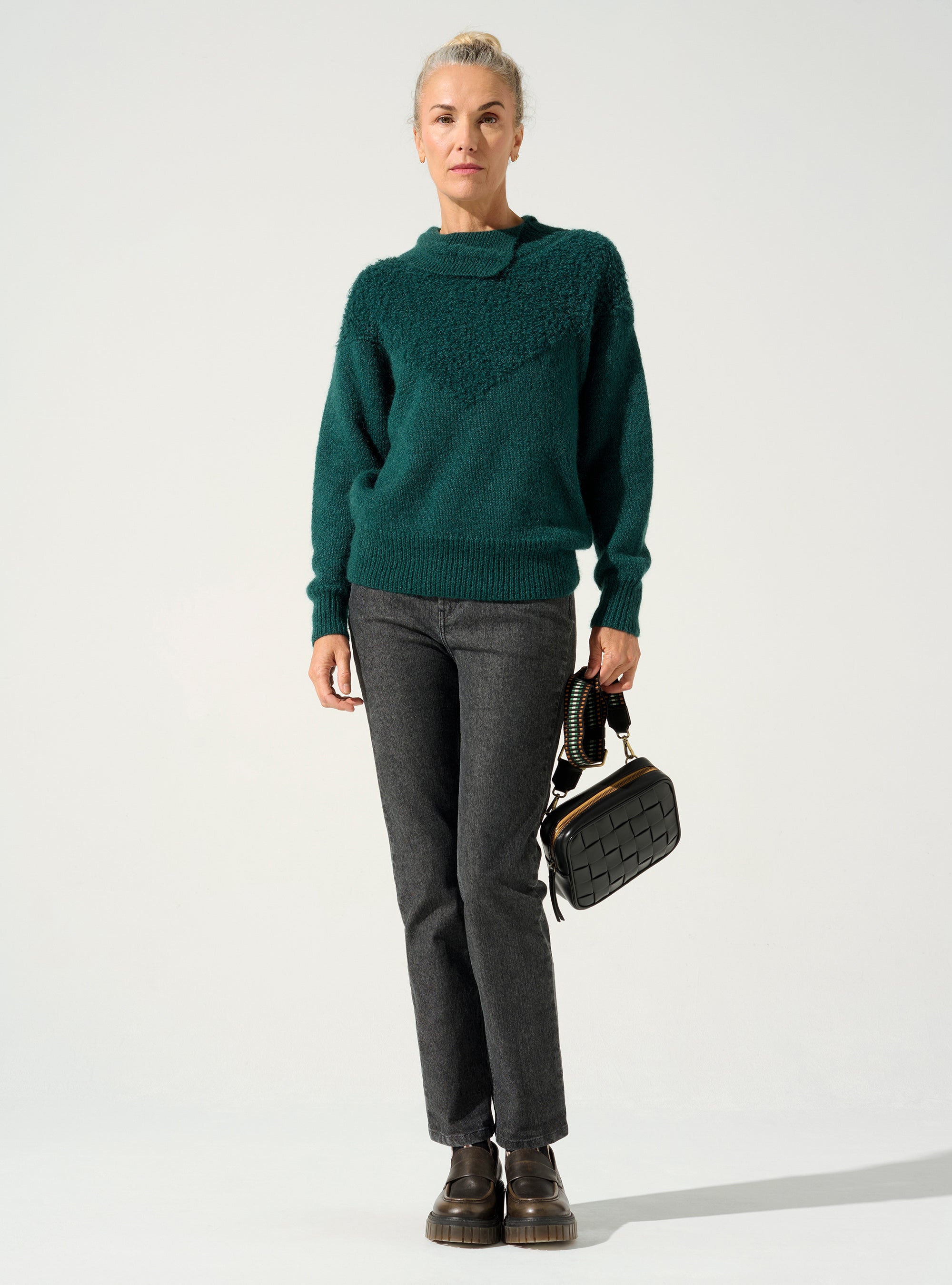 Pullover mit Kragen