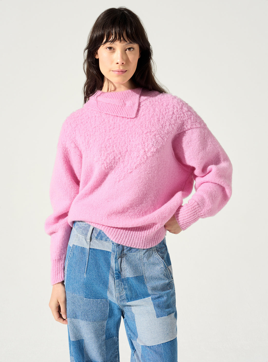 Pullover mit Kragen