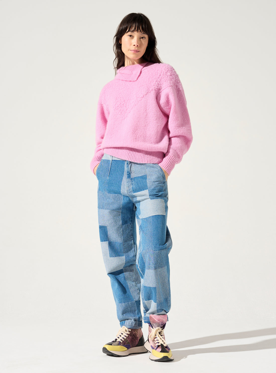 Pullover mit Kragen