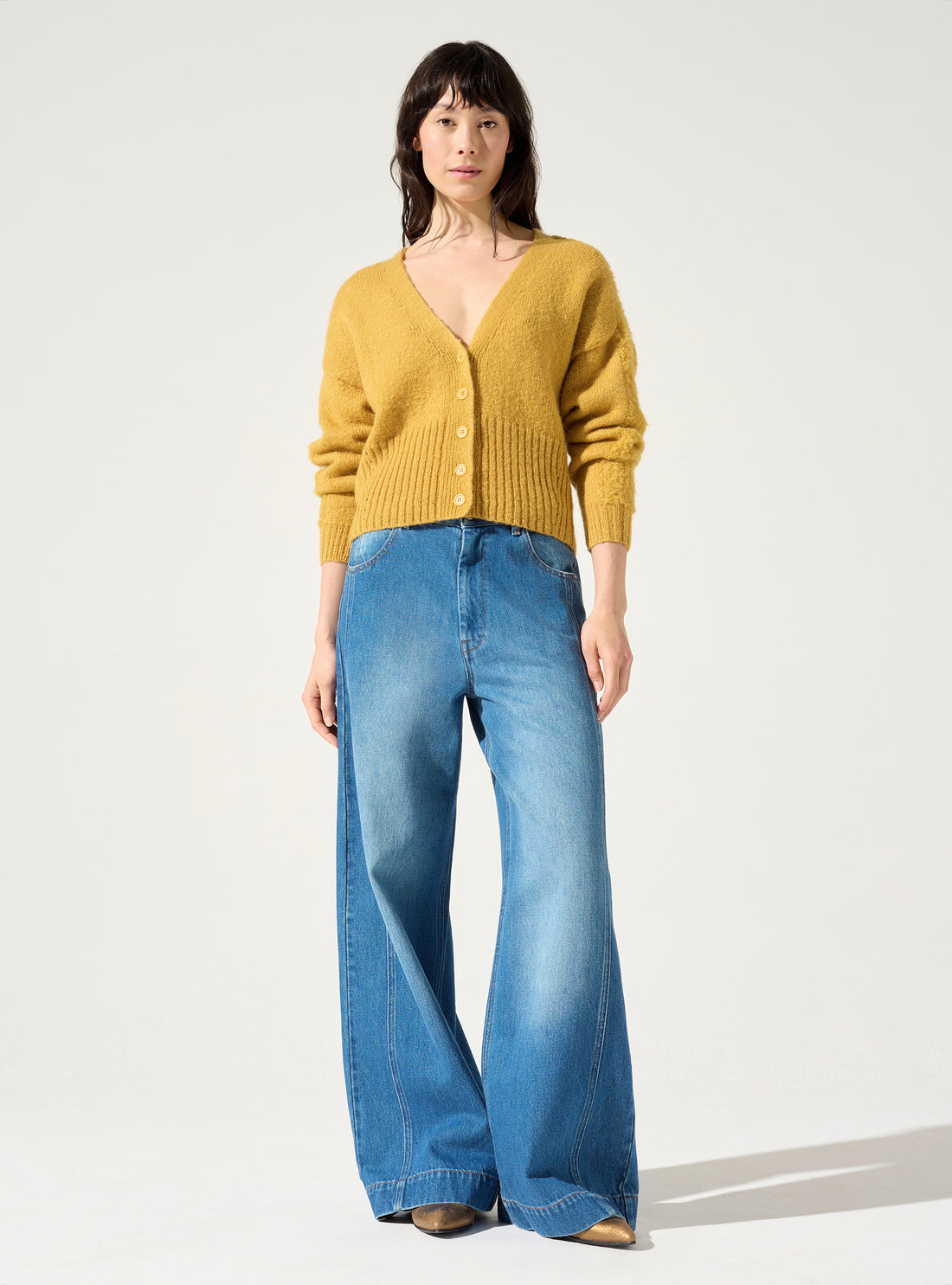 Strickjacke mit Knöpfen